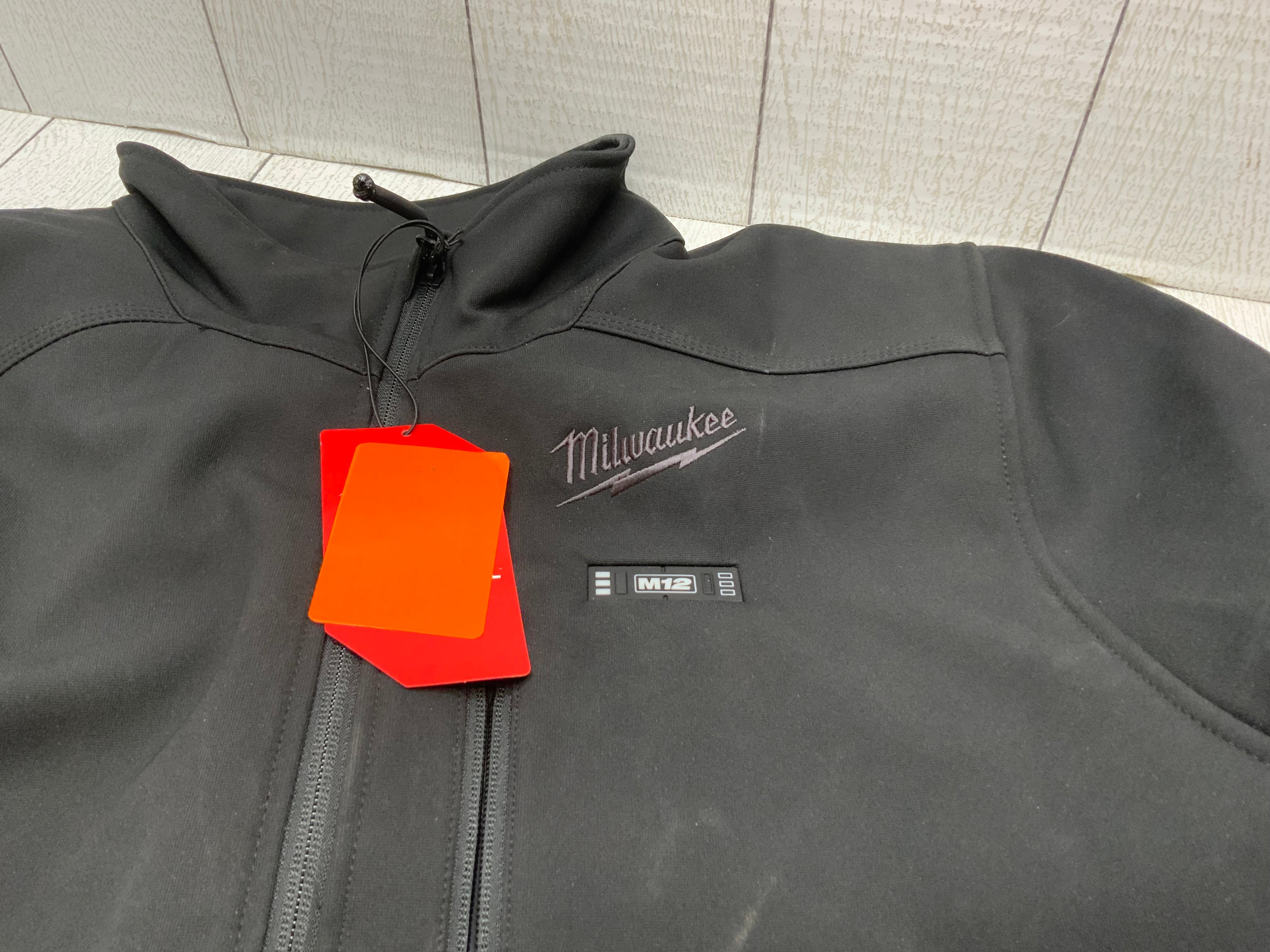 Milwaukee M12 Heated Jacket Kit - Battery and Charger Included (XL, Black) (8059221180654)